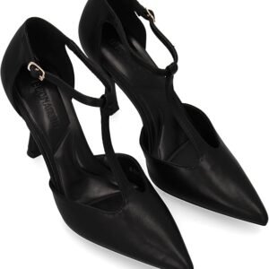 Stilettos Negros Punta Fina.