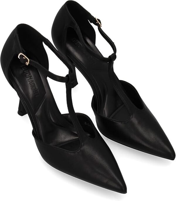 Stilettos Negros Punta Fina.