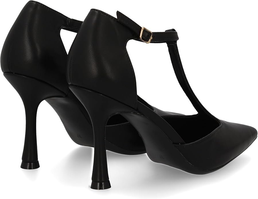 Stilettos de Tacón Fino con Punta - Rolling Calzature - Negro: imagen 2