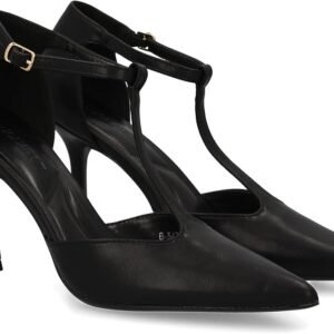 Stilettos de Tacón Fino con Punta - Rolling Calzature - Negro: imagen 4