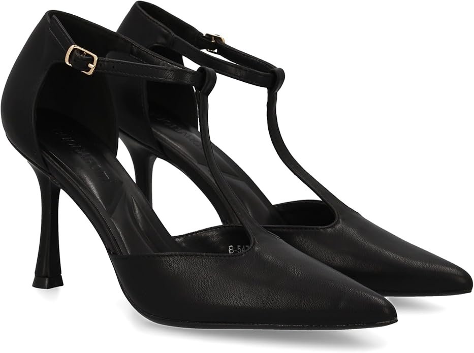 Stilettos de Tacón Fino con Punta - Rolling Calzature - Negro: imagen 4