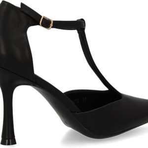 Stilettos de Tacón Fino con Punta - Rolling Calzature - Negro: imagen 5